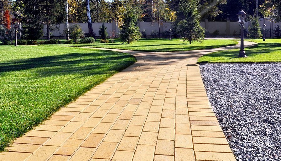 Укладка брусчатки