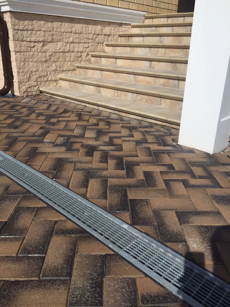 Укладка брусчатки