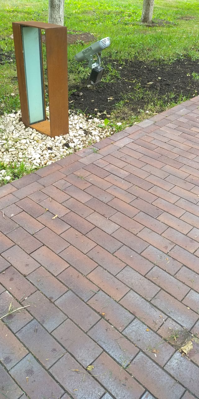 Укладка брусчатки