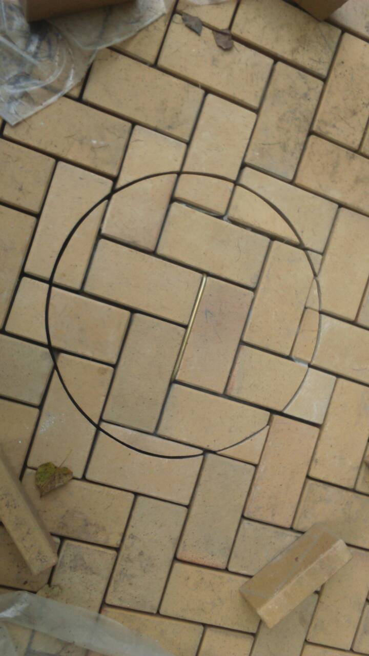 Укладка брусчатки