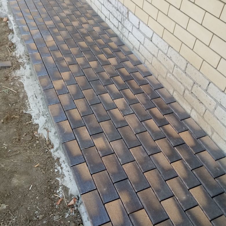 Укладка брусчатки