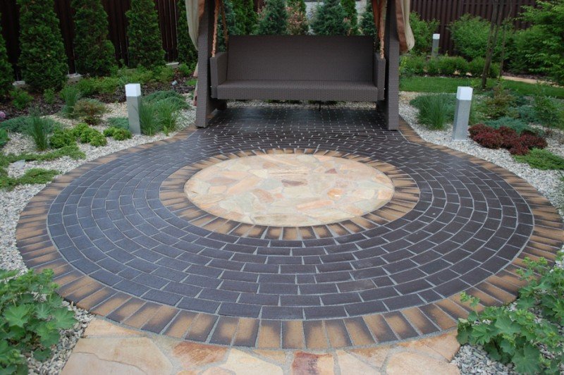 Укладка брусчатки