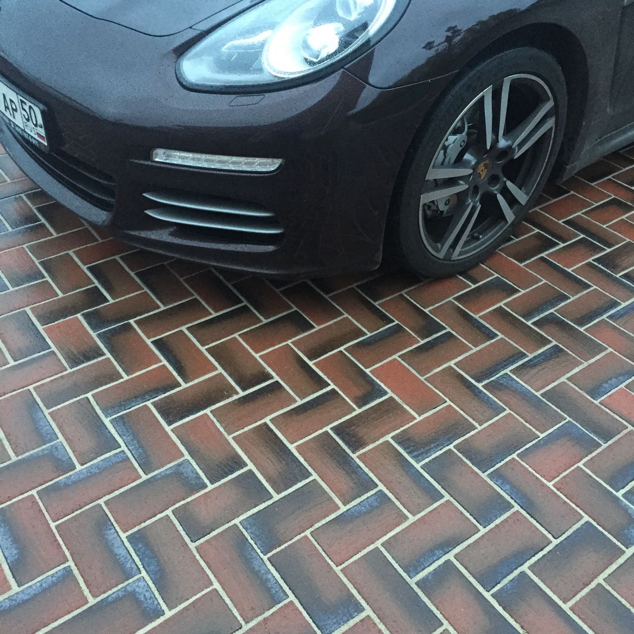 Укладка брусчатки