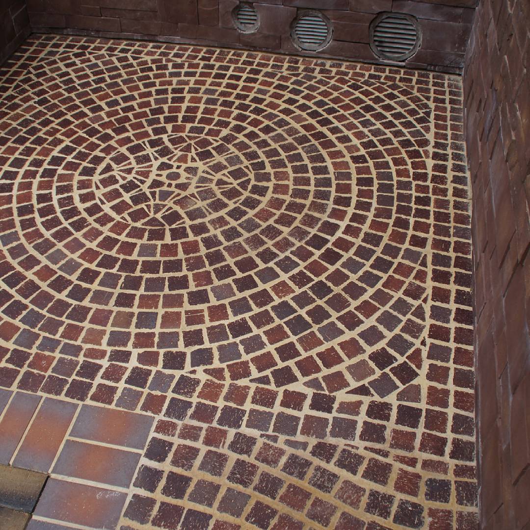 Укладка брусчатки