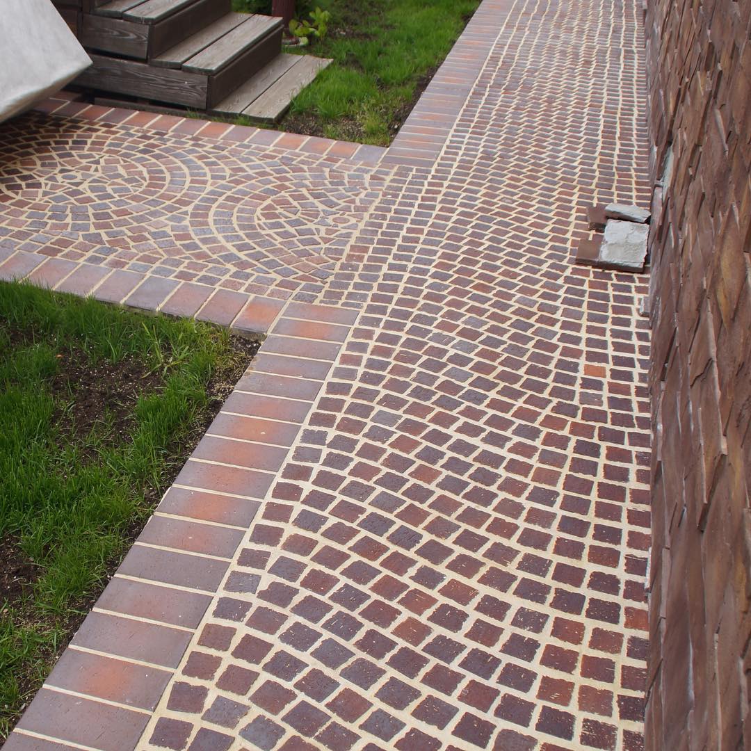 Укладка брусчатки