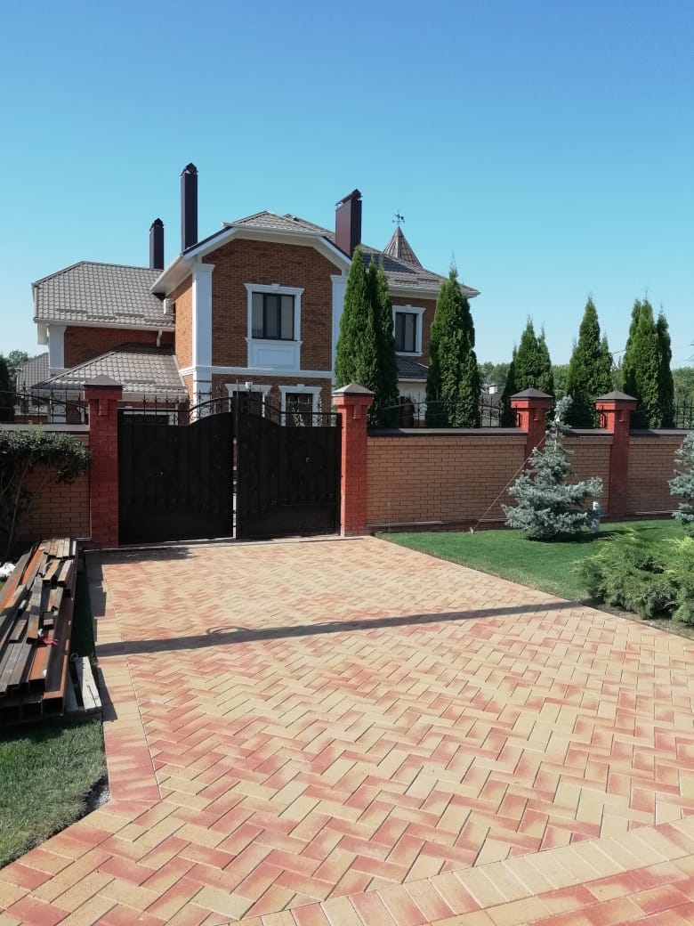 Укладка брусчатки