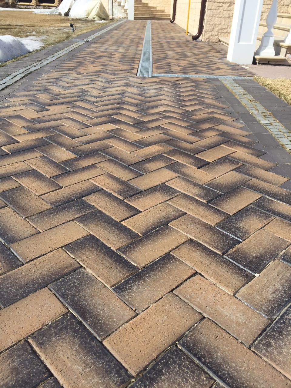 Укладка брусчатки