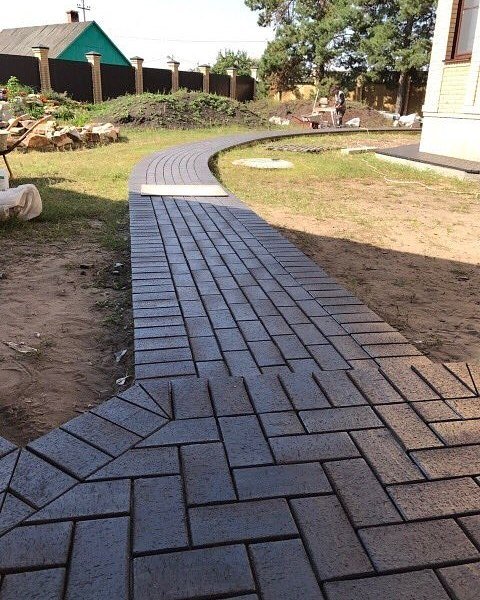 Укладка брусчатки