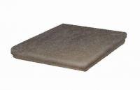 Клинкерная ступень угловая-флорентинер Stroeher Keraplatte Asar 645-giru, 340*340*12 мм