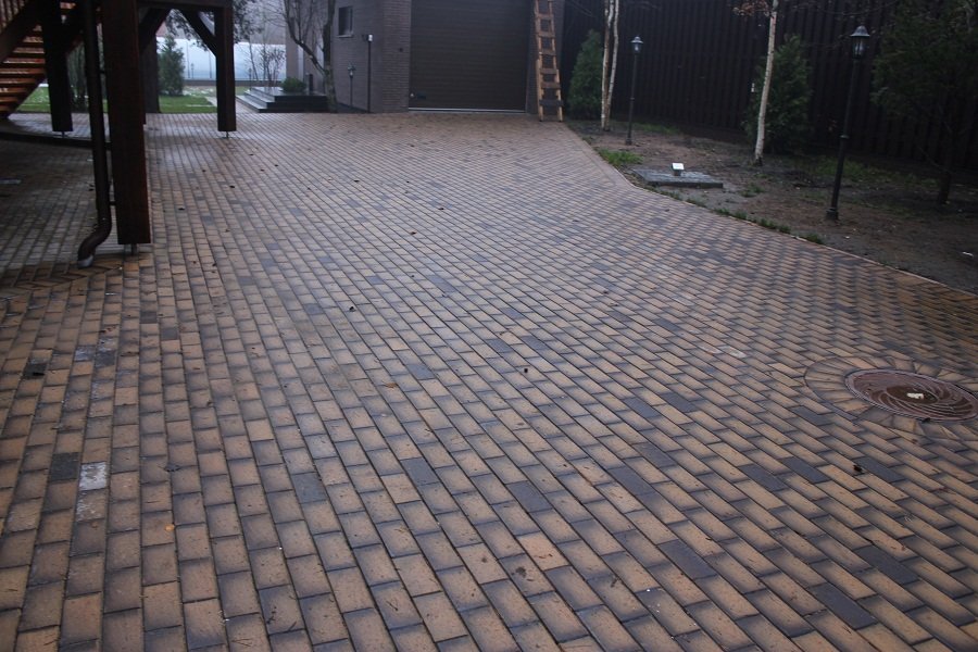 Укладка брусчатки