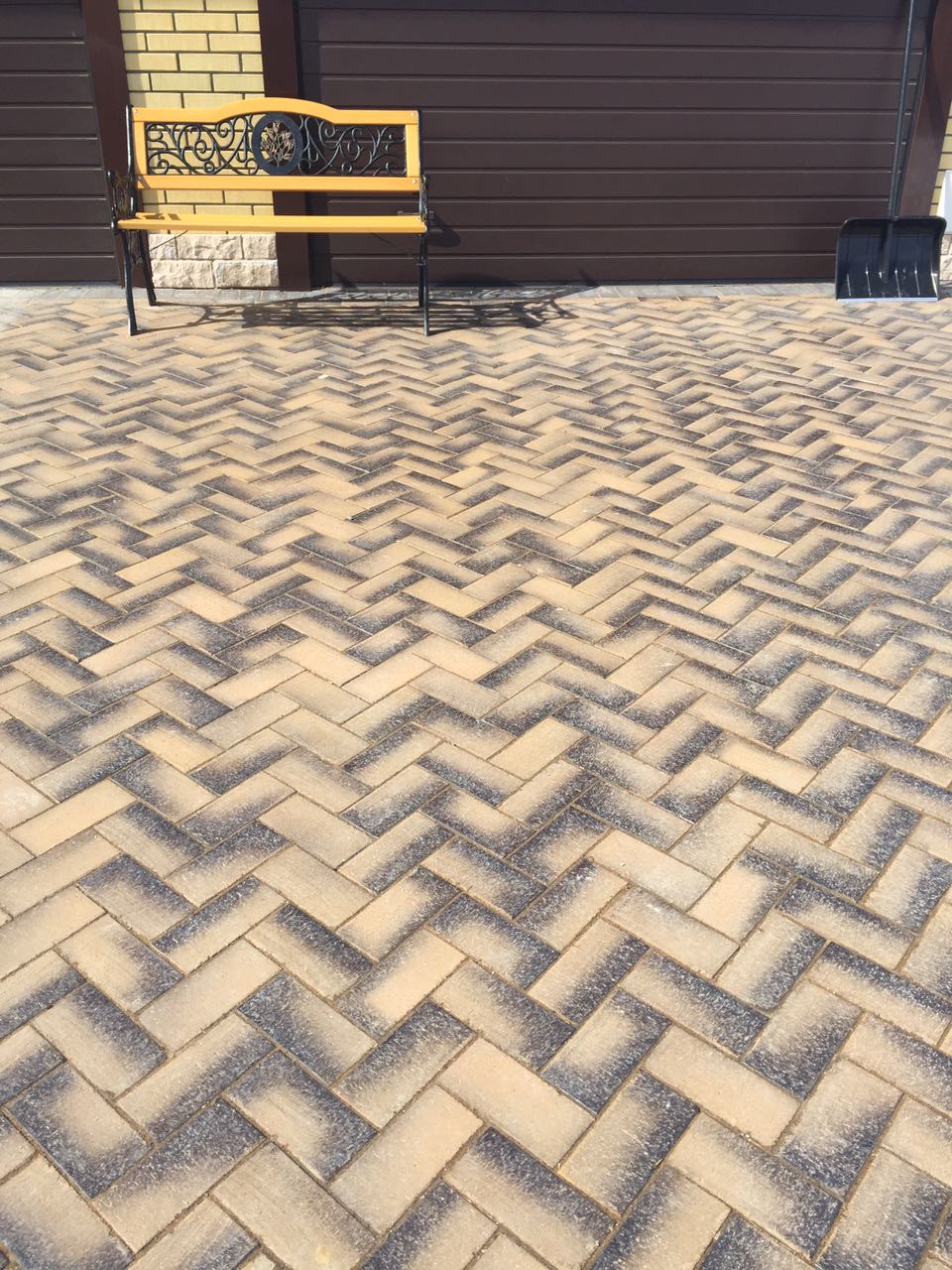 Укладка брусчатки