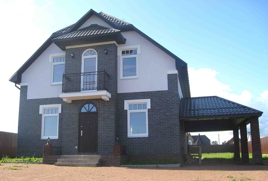 Монтаж фасадного декора