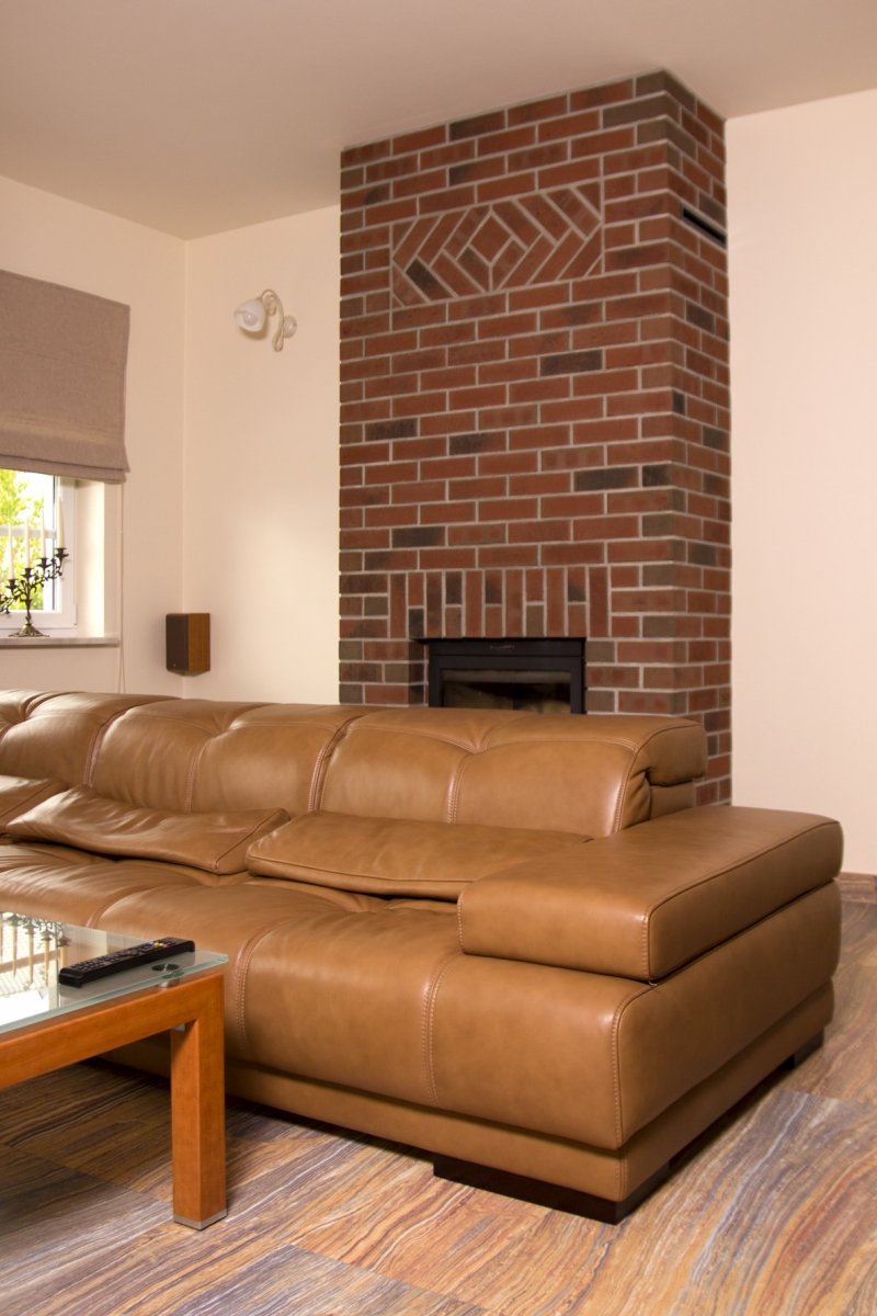 Укладка клинкера и камня в интерьере