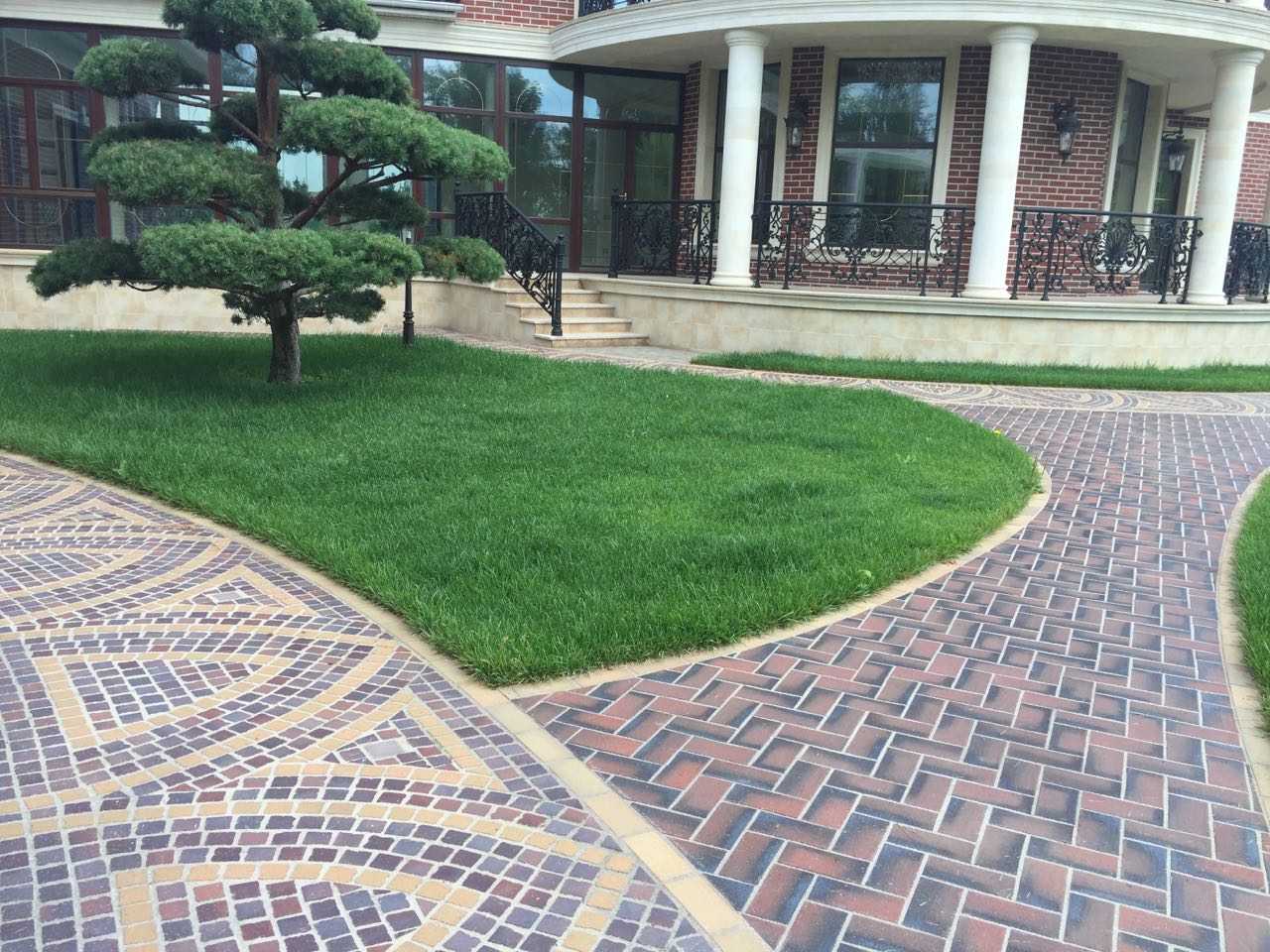 Укладка брусчатки