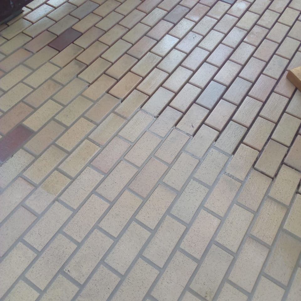 Укладка брусчатки