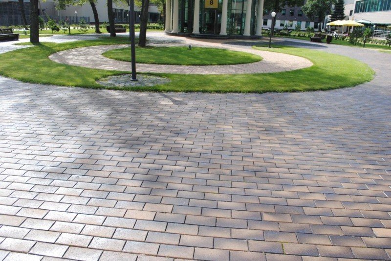 Укладка брусчатки