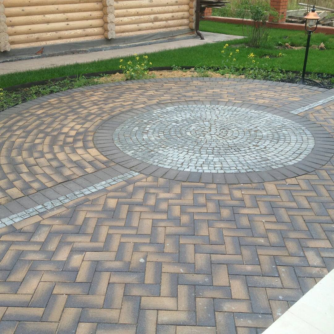 Укладка брусчатки