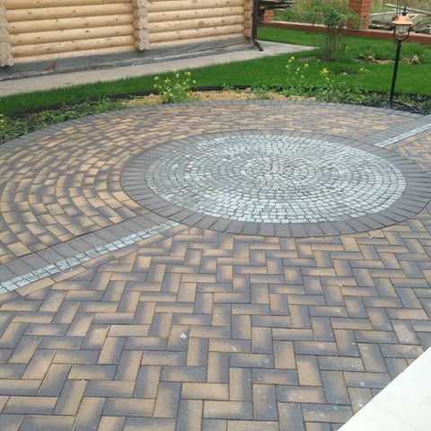 Укладка брусчатки