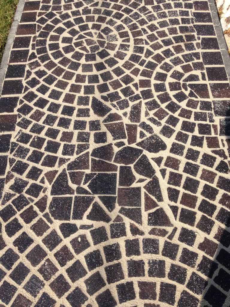 Укладка брусчатки