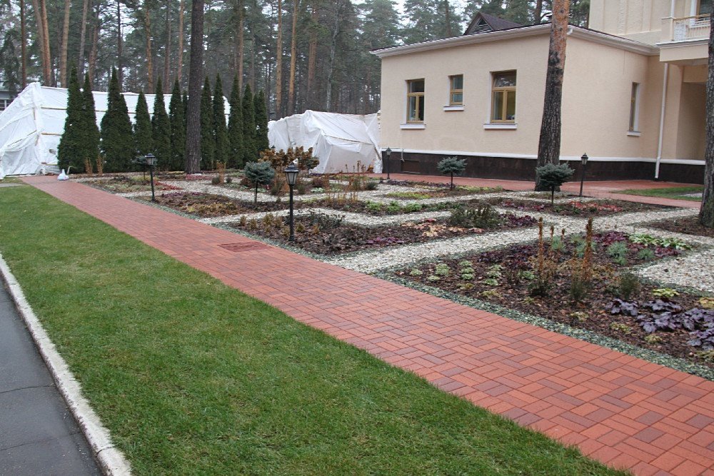 Укладка брусчатки