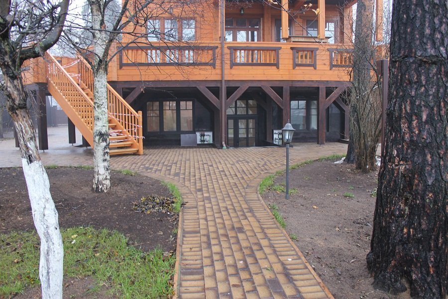 Укладка брусчатки