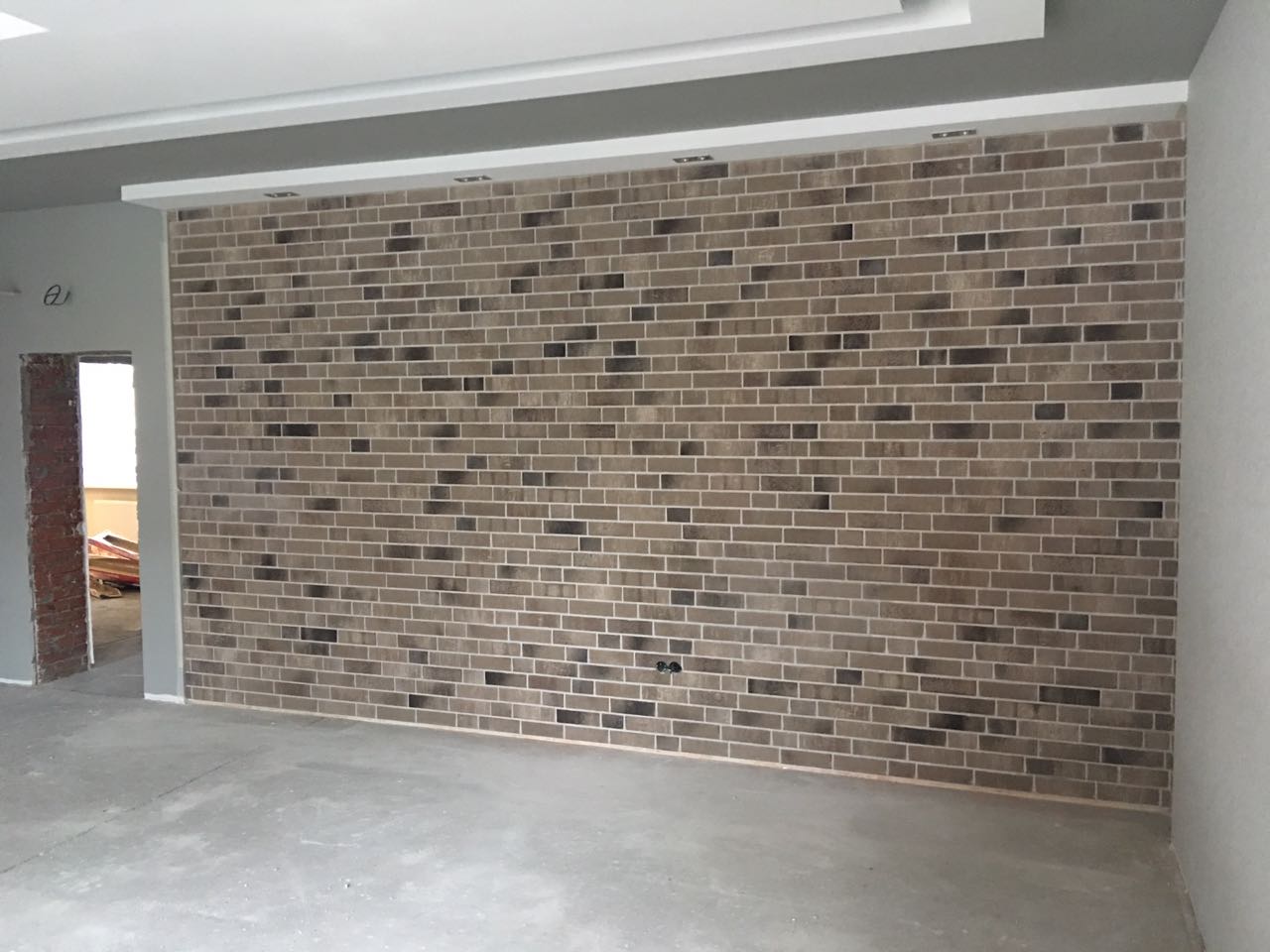 Укладка клинкера и камня в интерьере