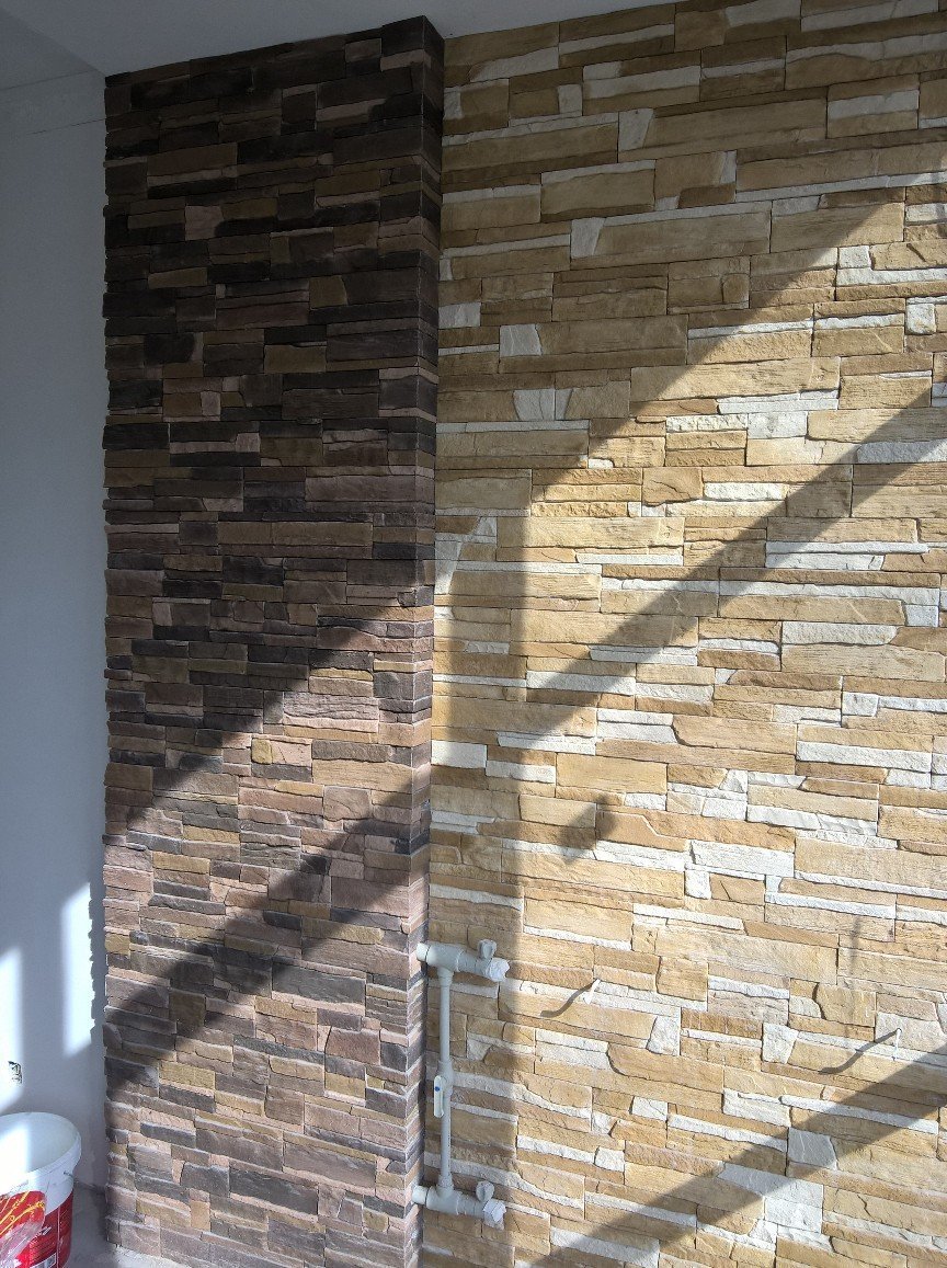 Укладка клинкера и камня в интерьере