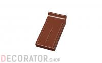 Клинкерный завершающий водоотлив Terca Light brown, 215*105*30 мм