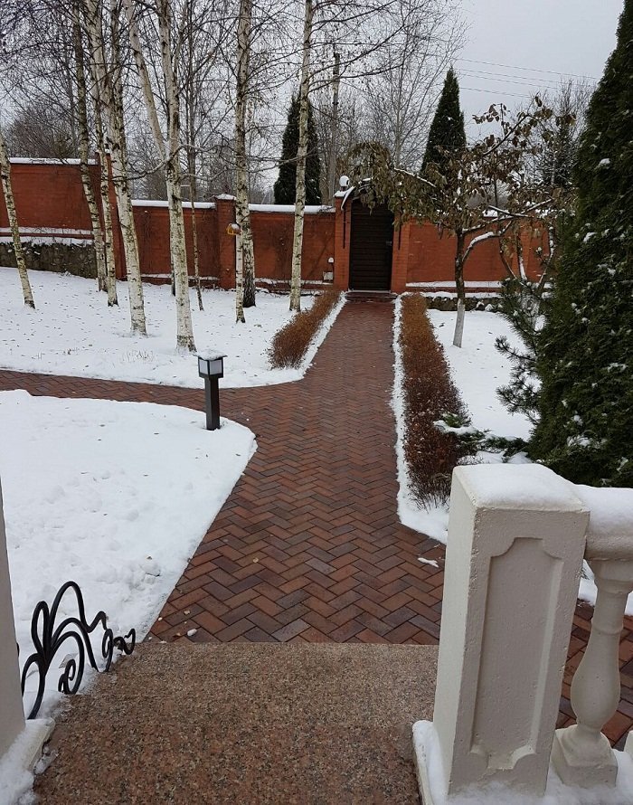 Укладка брусчатки