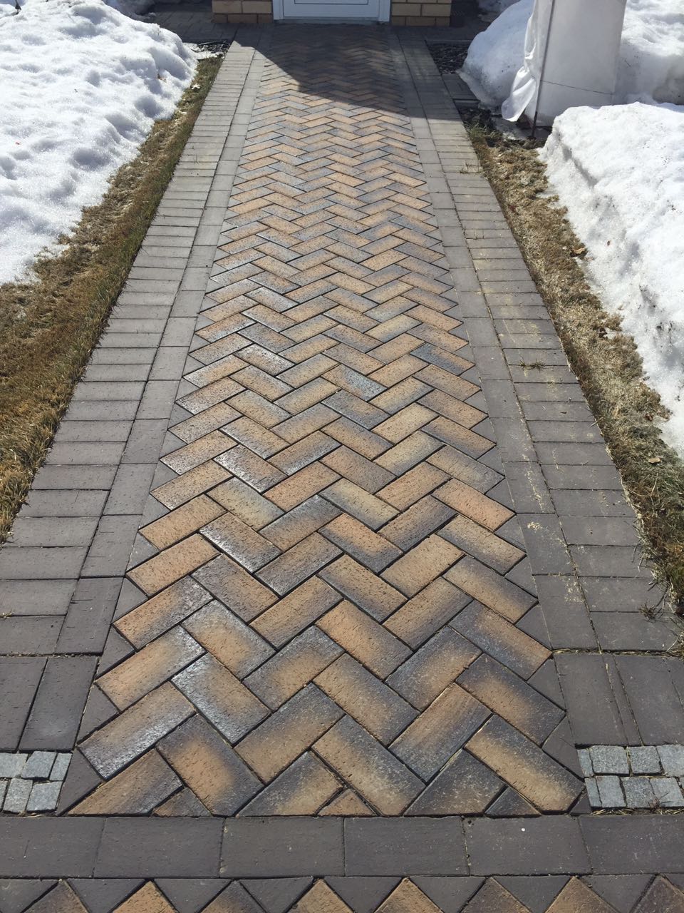 Укладка брусчатки