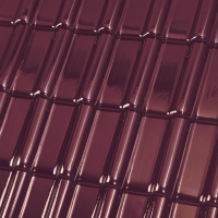 Керамическая черепица Roben FLANDERNplus Barolo, 456*299 мм