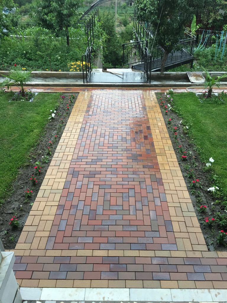 Укладка брусчатки