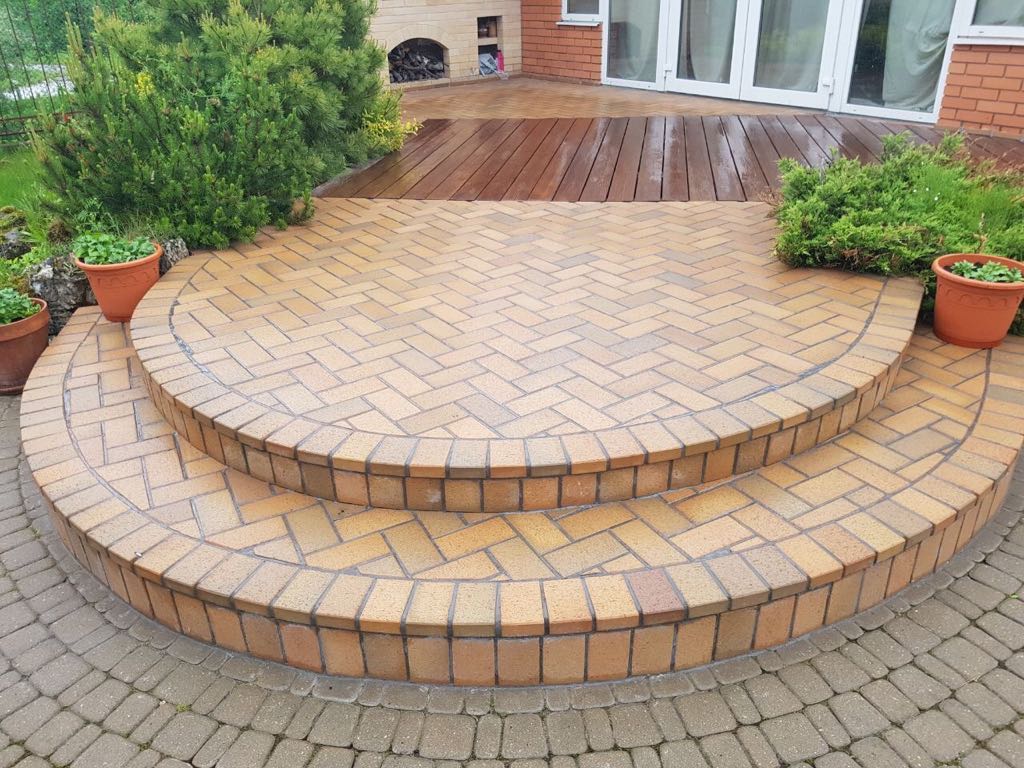 Укладка брусчатки