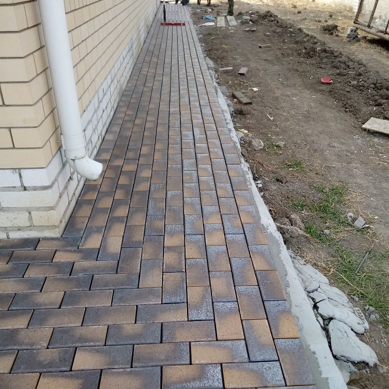 Укладка брусчатки