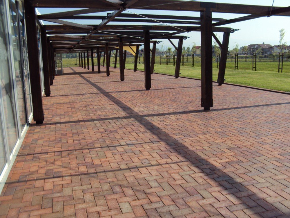 Укладка брусчатки