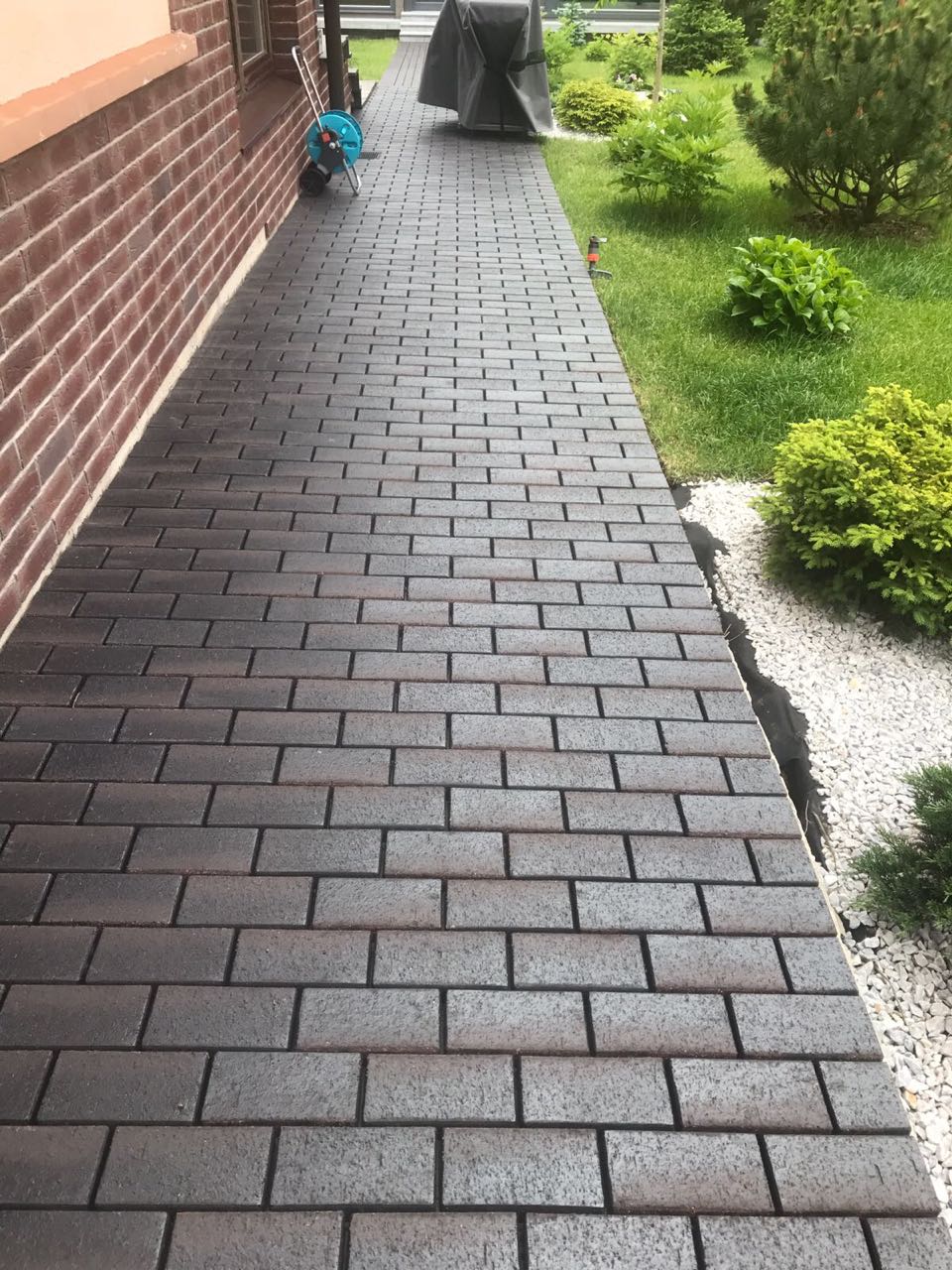 Укладка брусчатки