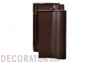 Керамическая черепица рядовая TONDACH Samba 11 brown engobe