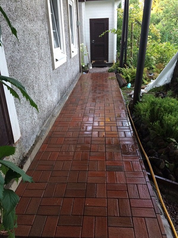 Укладка брусчатки