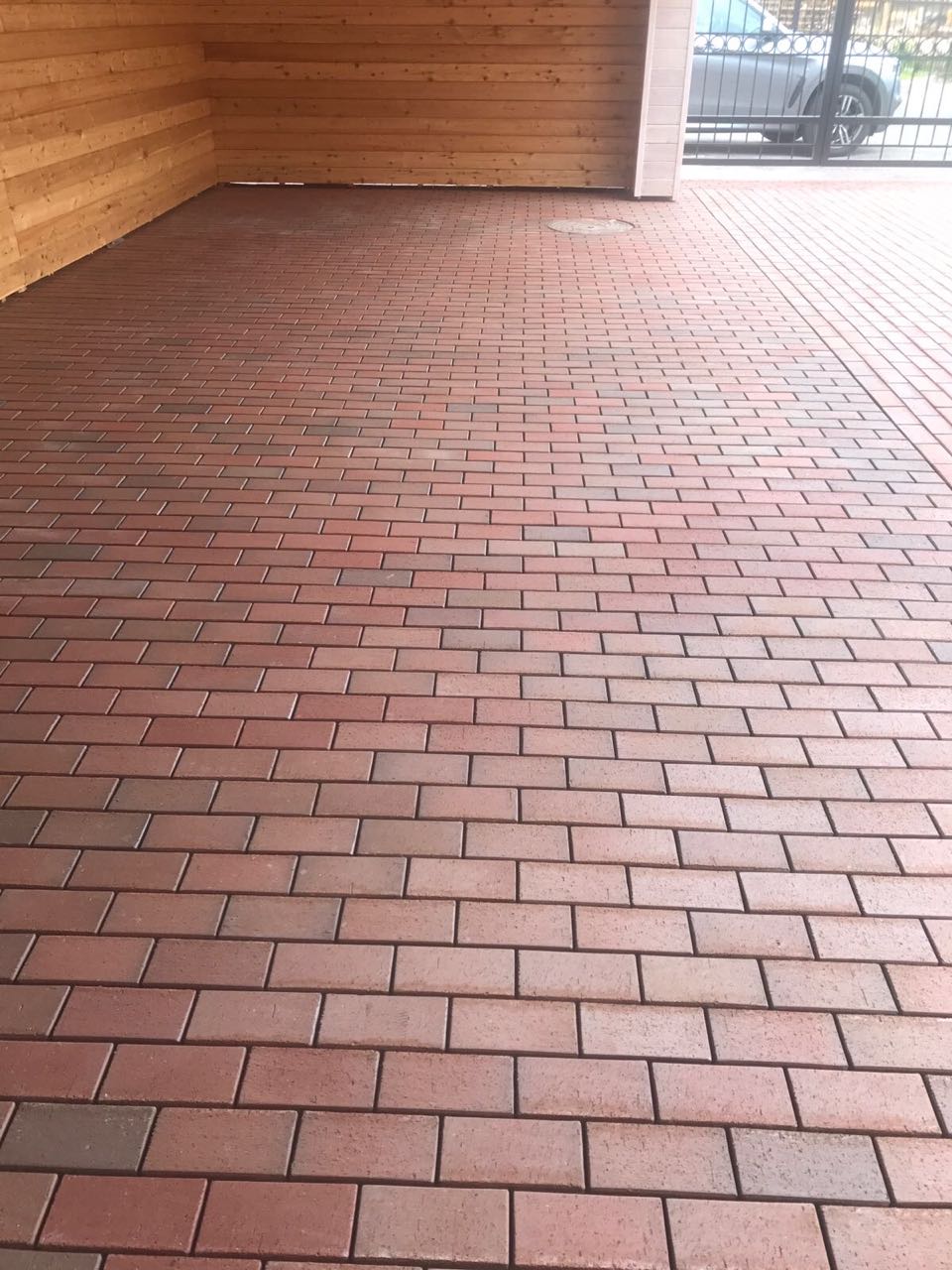 Укладка брусчатки