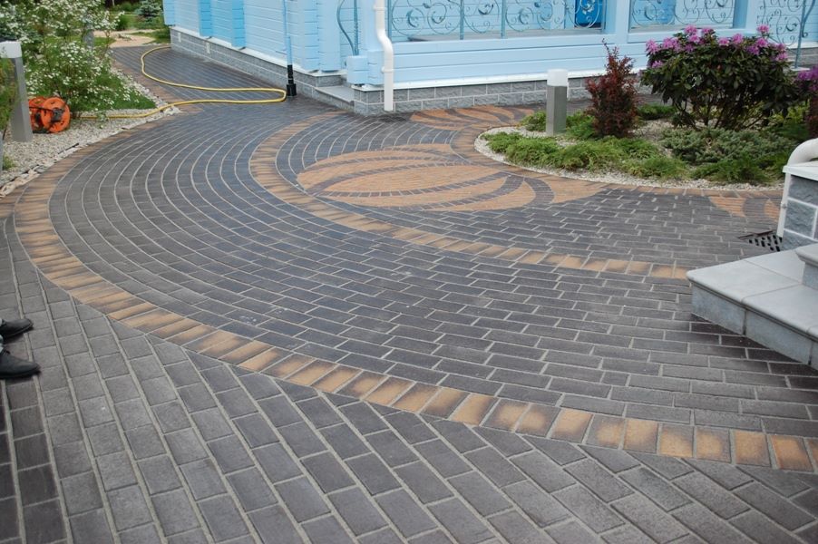 Укладка брусчатки