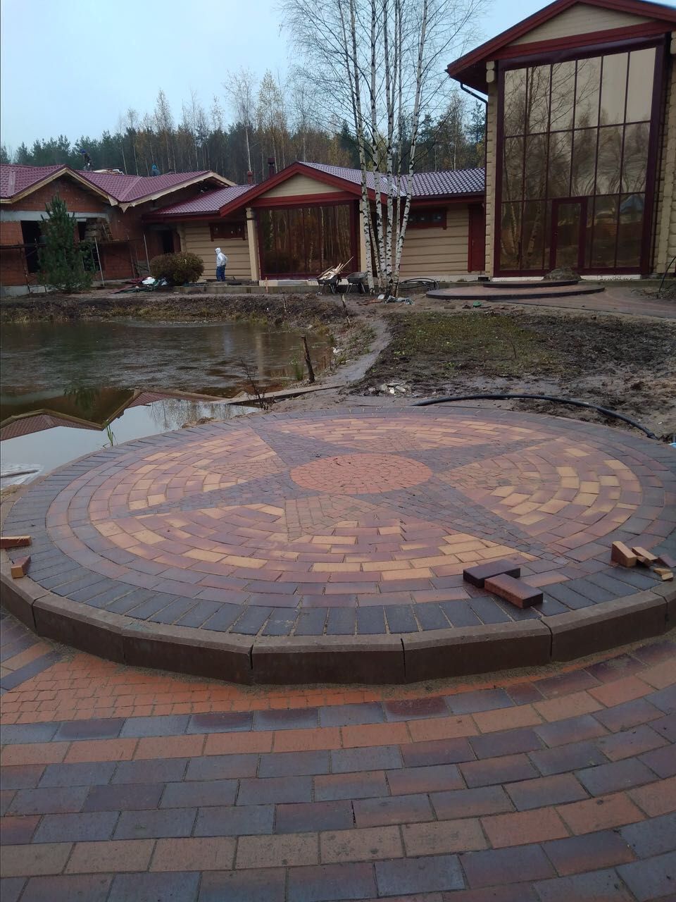 Укладка брусчатки