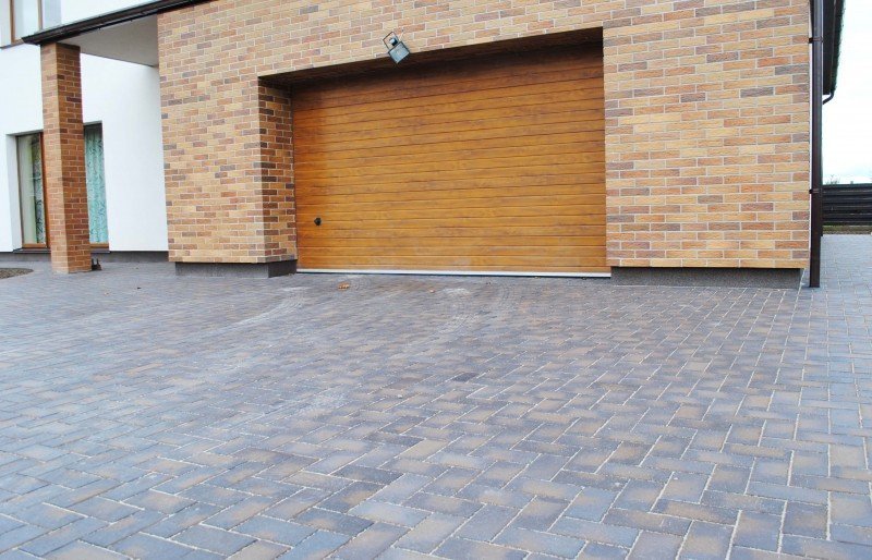 Укладка брусчатки