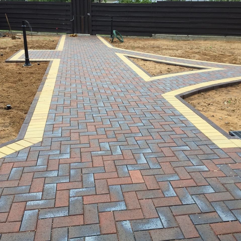 Укладка брусчатки