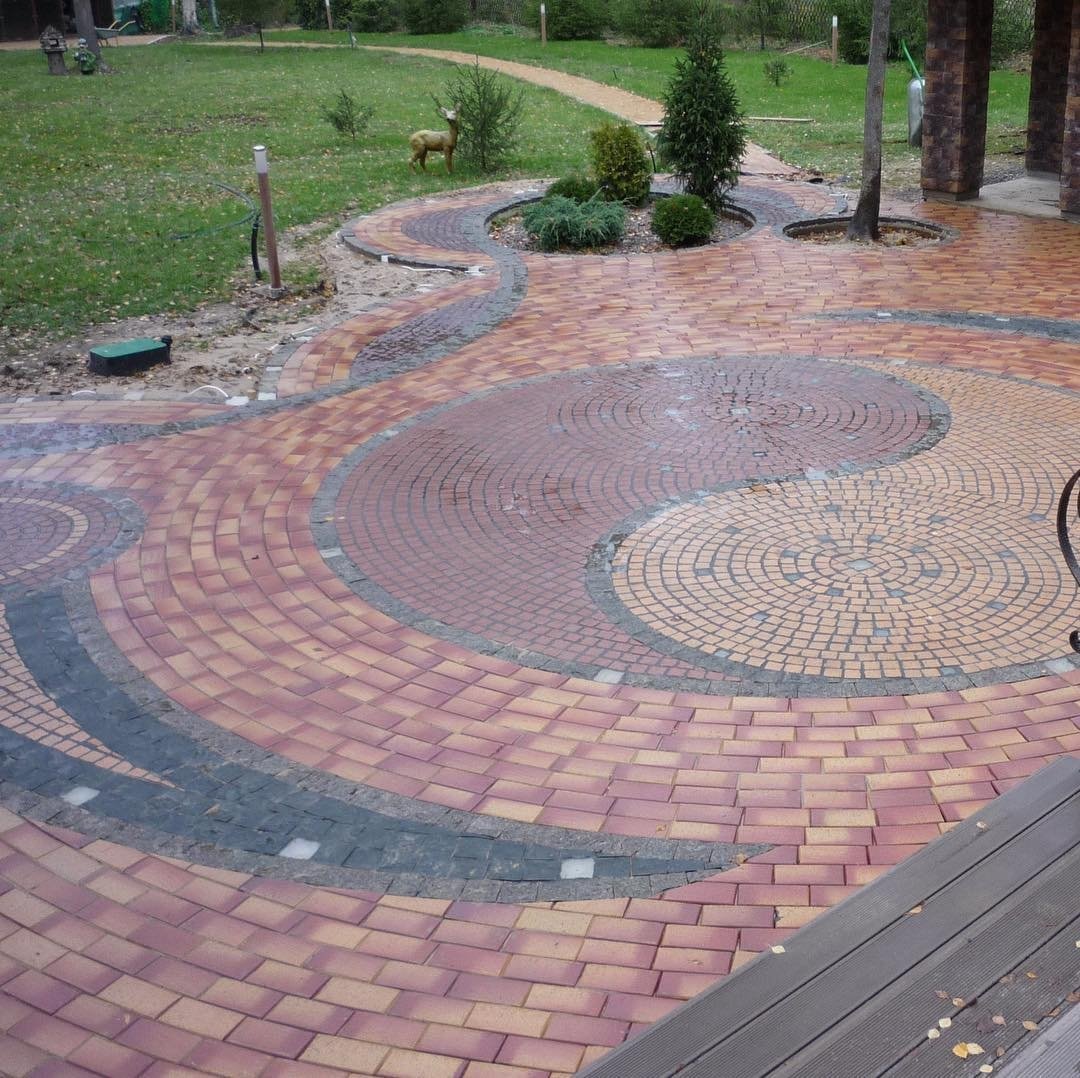 Укладка брусчатки