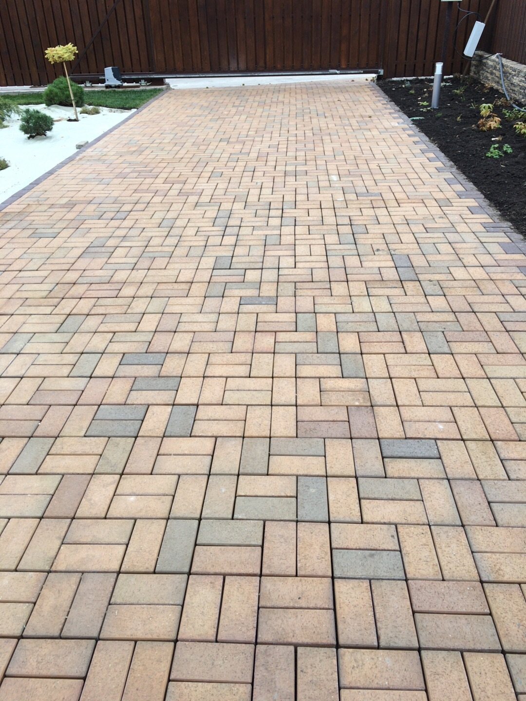 Укладка брусчатки