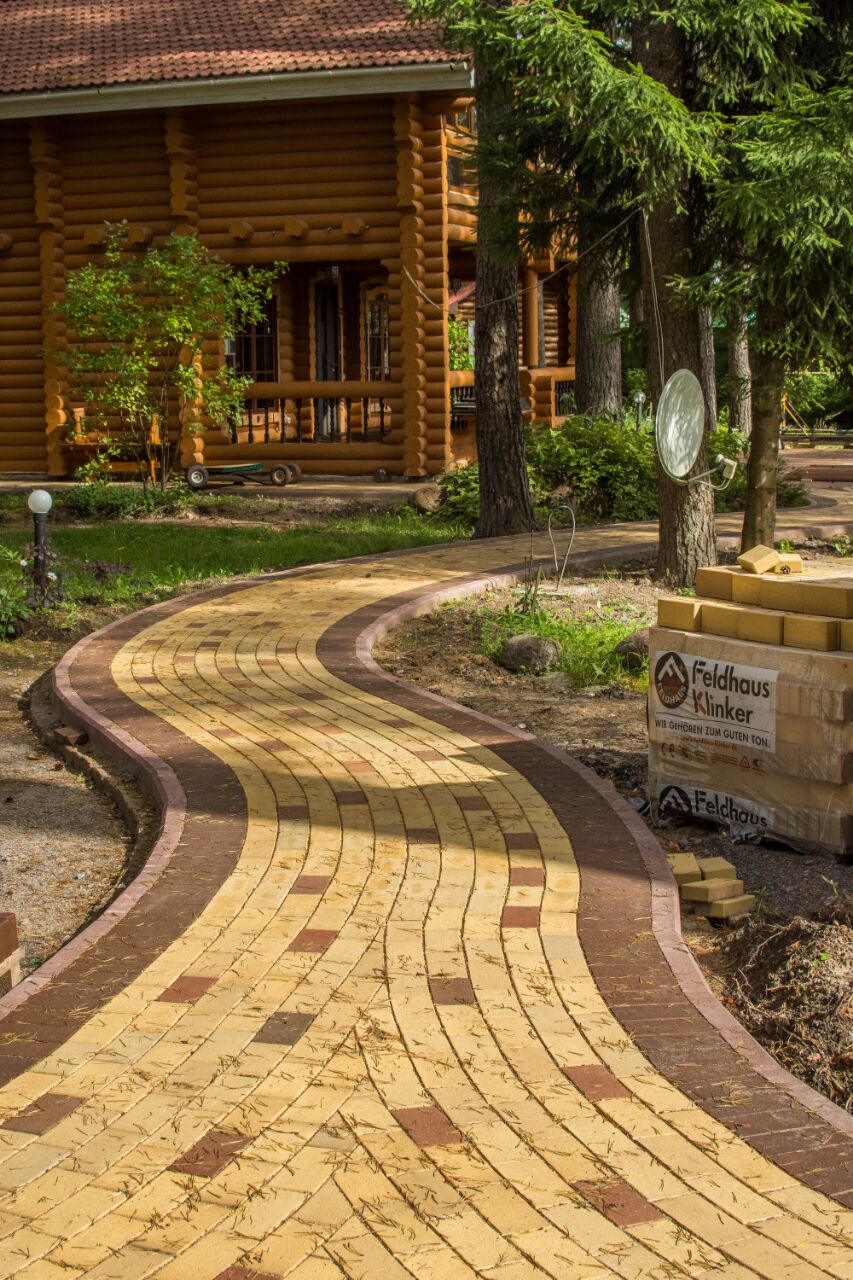 Укладка брусчатки