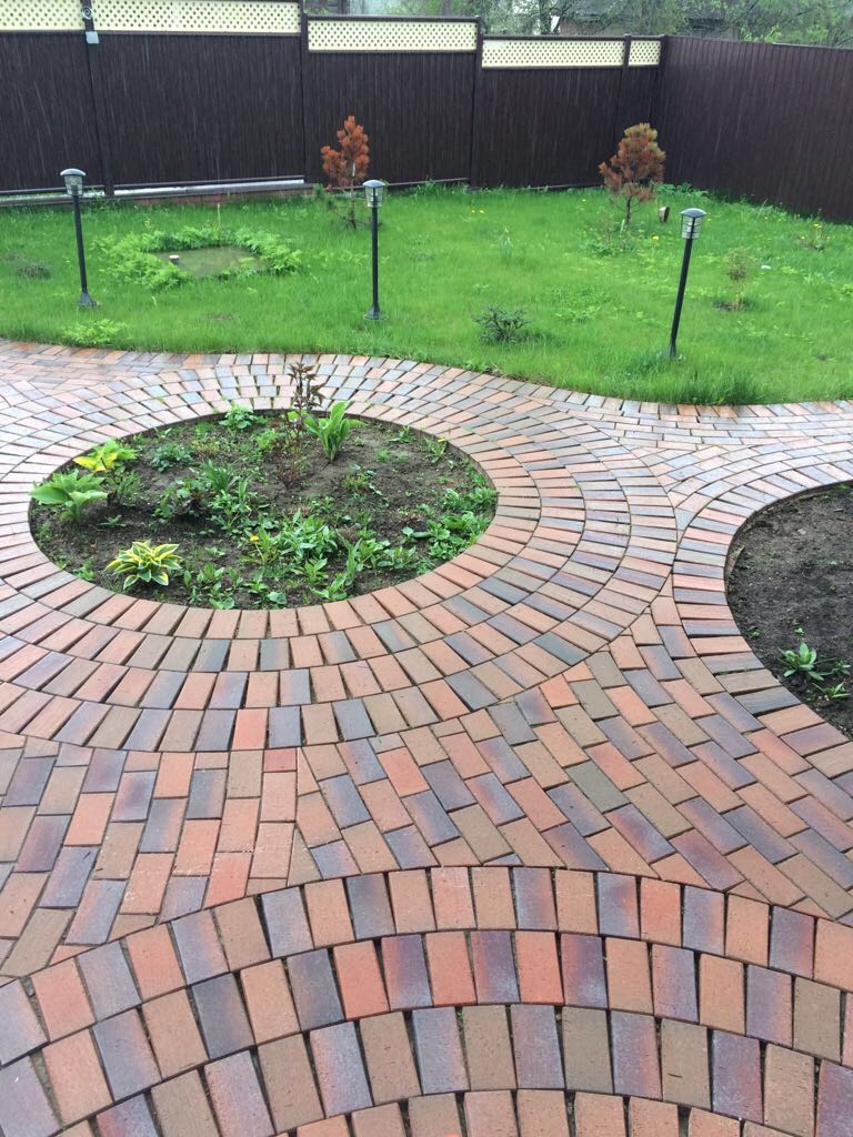 Укладка брусчатки