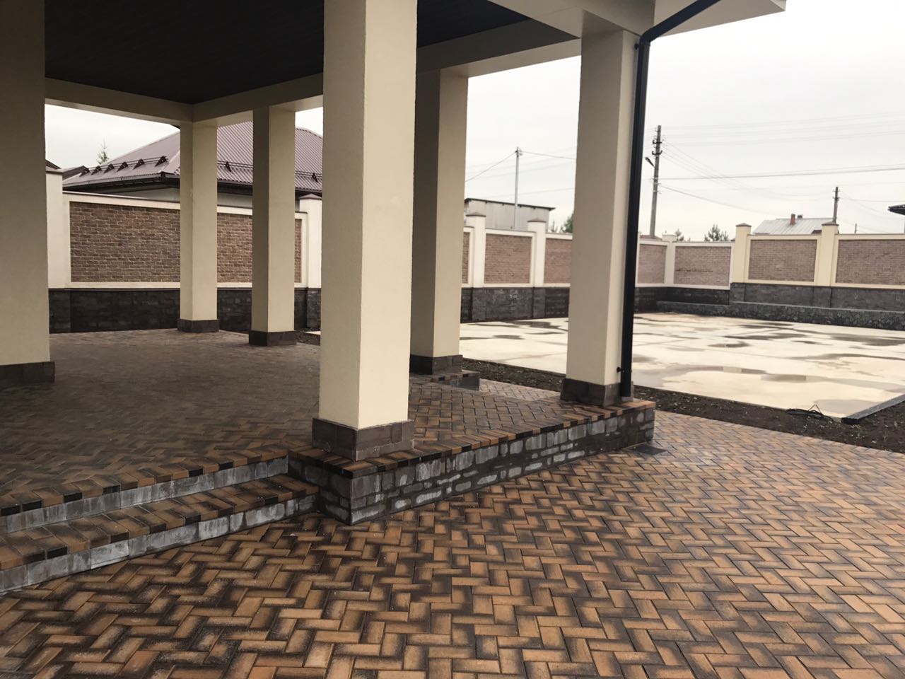 Укладка брусчатки