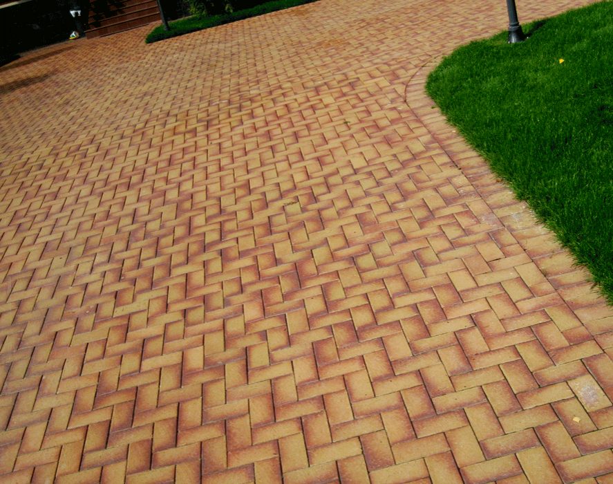 Укладка брусчатки