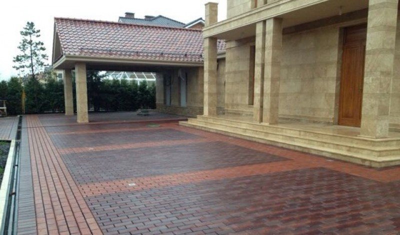 Укладка брусчатки